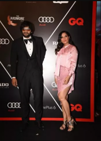 GQ Awards : ब्वॉयफ्रेंड अली फजल के साथ बोल्ड लुक में पहुंची भोली पंजाबन