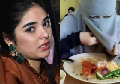 Zaira Wasim came out in support of a woman eating food in Hijab
