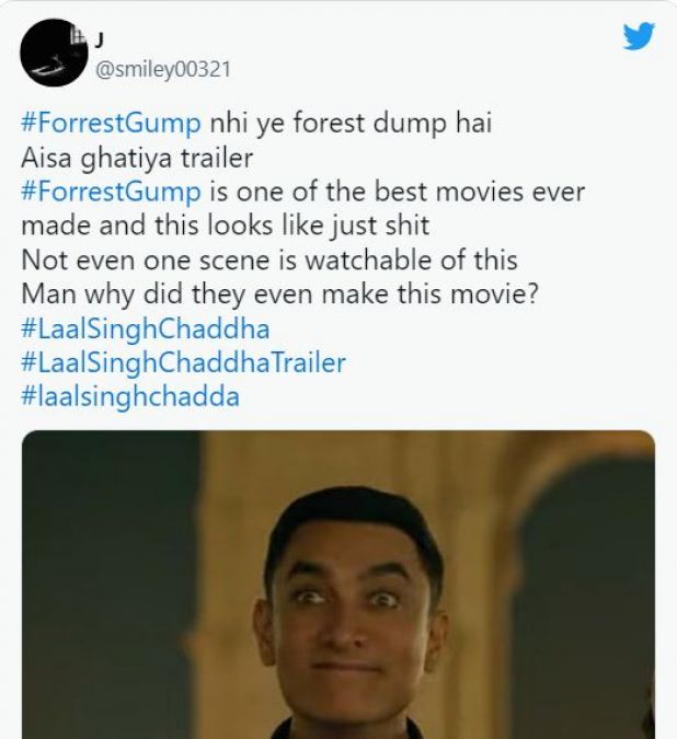 People infuriated after watching 'Laal Singh Chaddha' trailer, Telling nonsense to Aamir