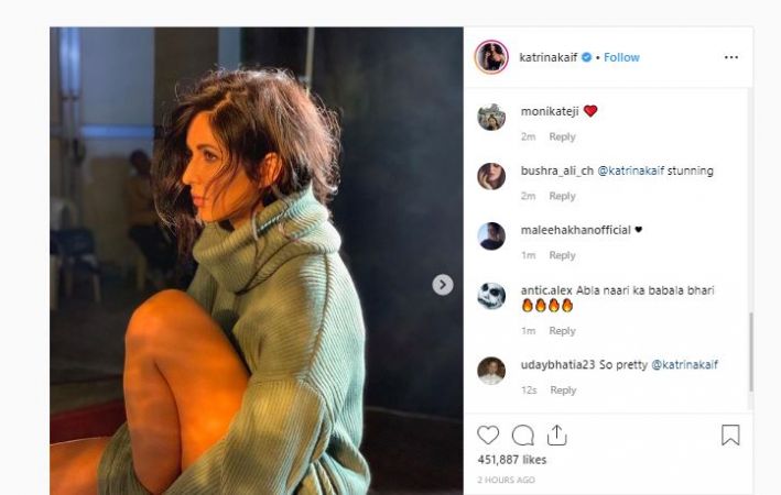 Katrina shared a new photo before the release of 'Bharat'