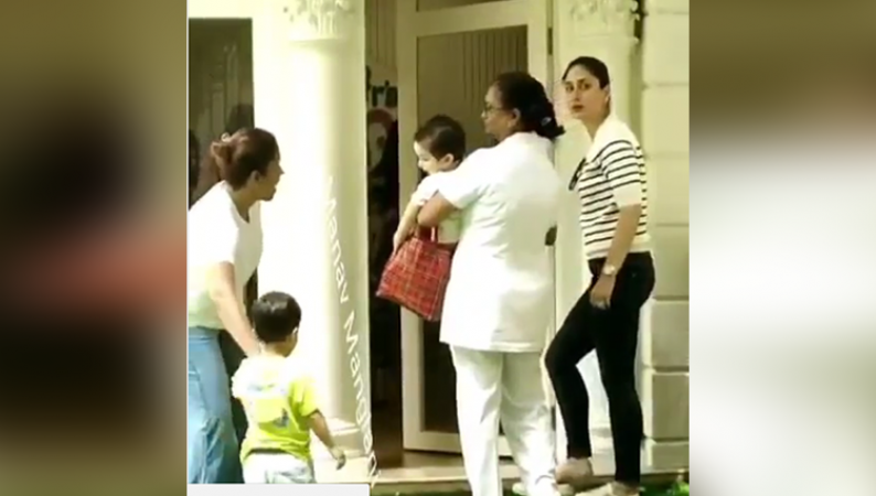 Video: जब गुस्से में मम्मी करीना ने तैमूर को खींचकर गिरा दिया नीचे