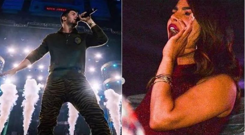 Priyanka Chopra seems too energetic at Nick Jonas's concert