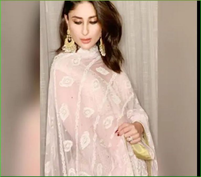 Kareena looks very beautiful in Ivory lehenga, see photos