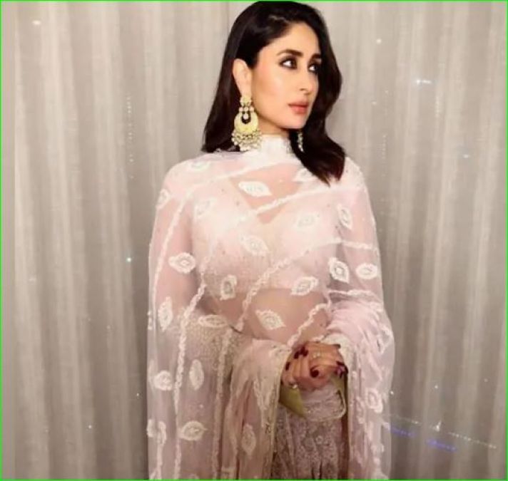 Kareena looks very beautiful in Ivory lehenga, see photos