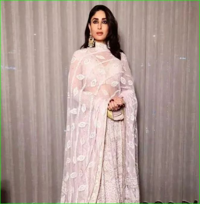 Kareena looks very beautiful in Ivory lehenga, see photos