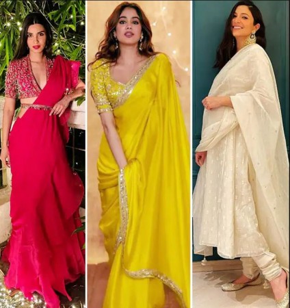Adopt these special traditional looks of Bollywood stars at Diwali party