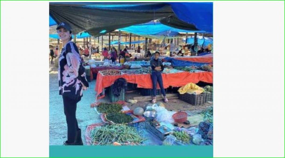 पति संग भूटान में सब्जी लेते हुए नजर आईं अनुष्का शर्मा
