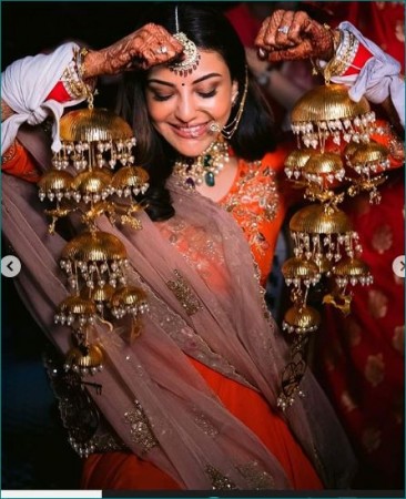 Kajal Aggarwal flaunts her new style after marriage, See photos