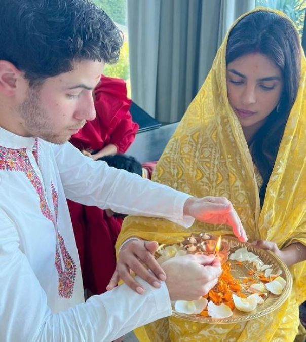 Priyanka Chopra celebrated Diwali with husband