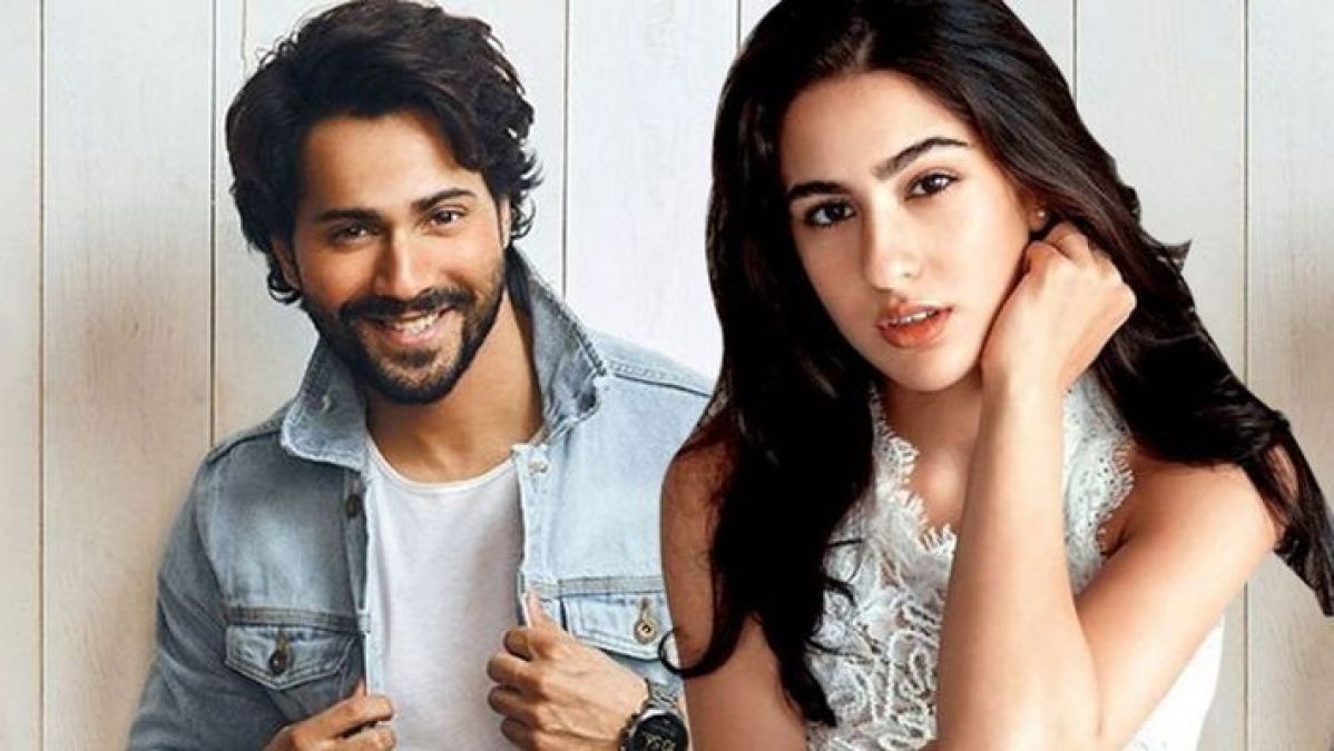 Coolie No.1: Beautiful photo of Varun Dhawan and Sara Ali Khan came from the set of the film