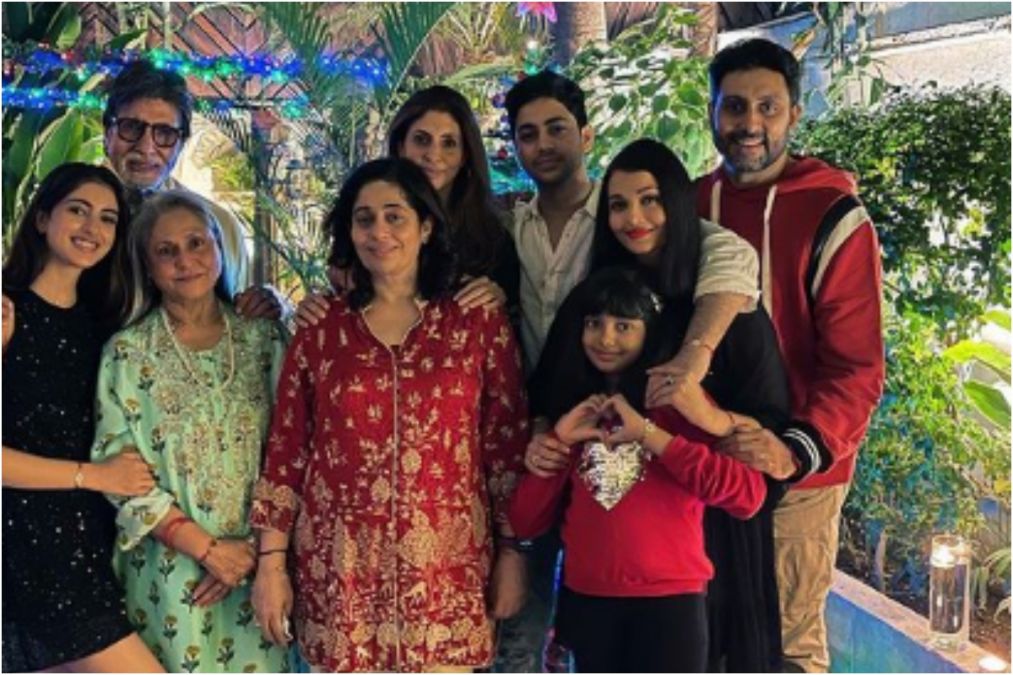 Whole Bachchan family was seen together on the day of Diwali, see pictures