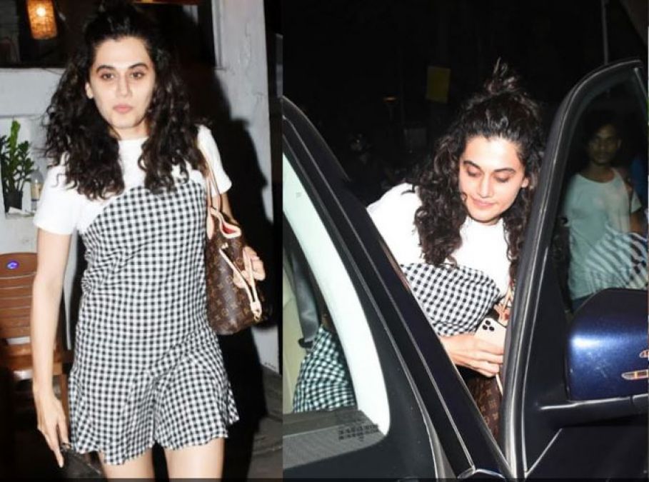 Cameraman came in front of Tapsee Pannu's car to take photos, actress said 