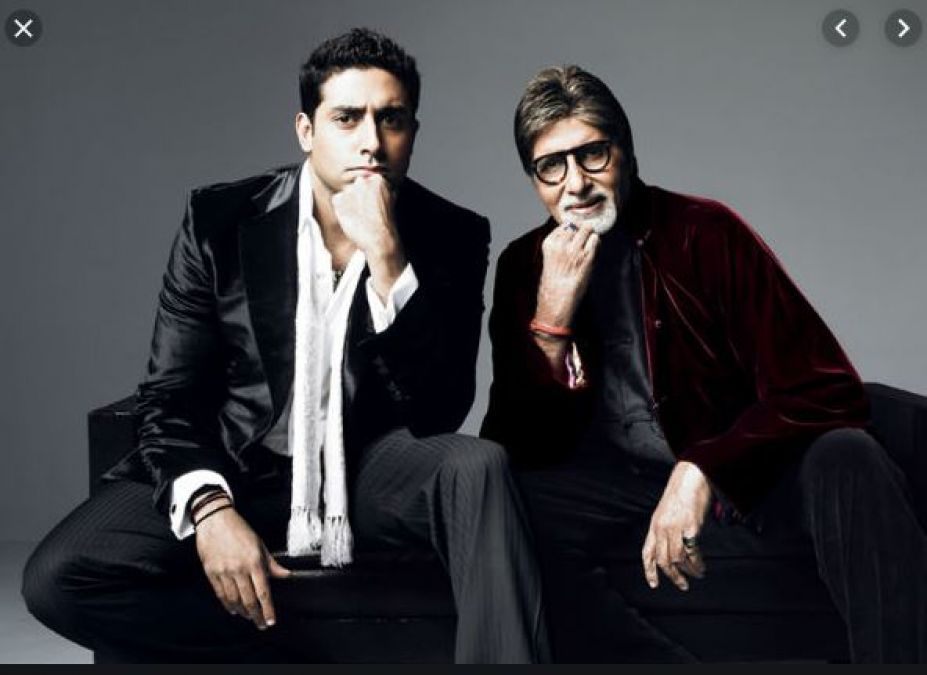 Big B completes 50 years in bollywood  son Abhishek shares emotional post