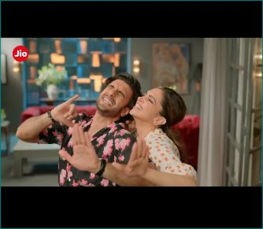 Ranveer Singh shares video of commercial ad with Deepika Padukone