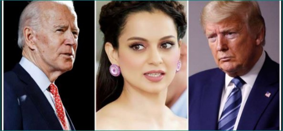 Kangana Ranaut calls Joe Biden 'Ghajini Biden', says Kamala Harris will run the show