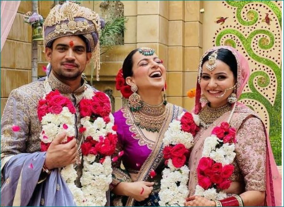 Kangna Ranaut's brother's wedding photos surfaced, See here