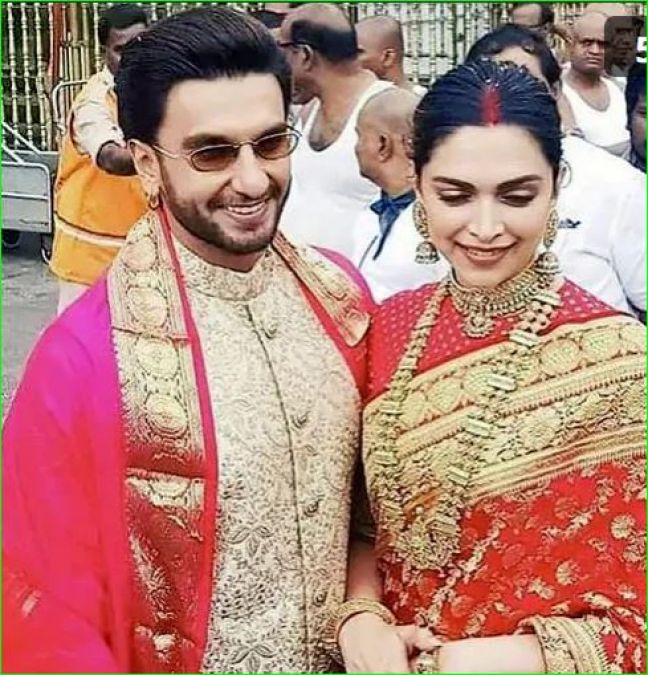 Deepika-Ranveer leave for Tirupati for their first anniversary celebrations, check out super cute picture here