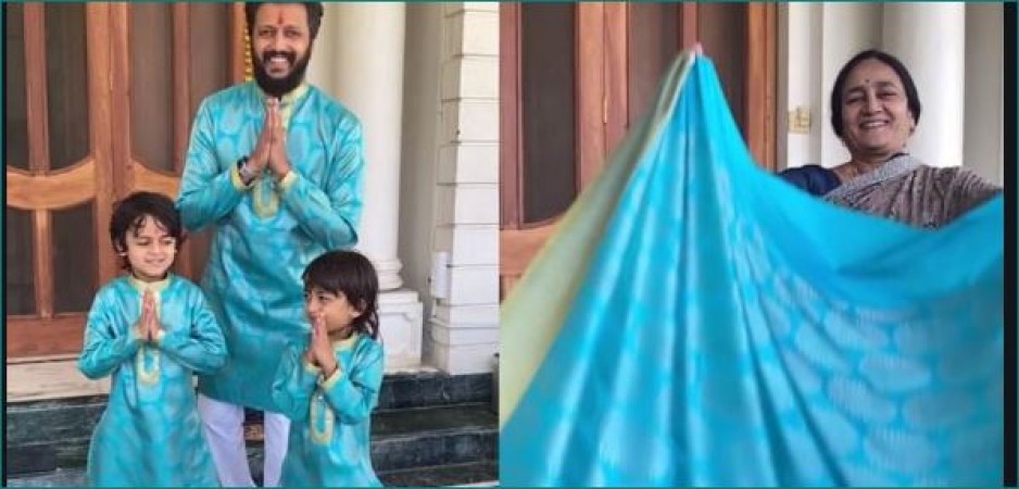This actor made Diwali dress by recycling mother's old sari