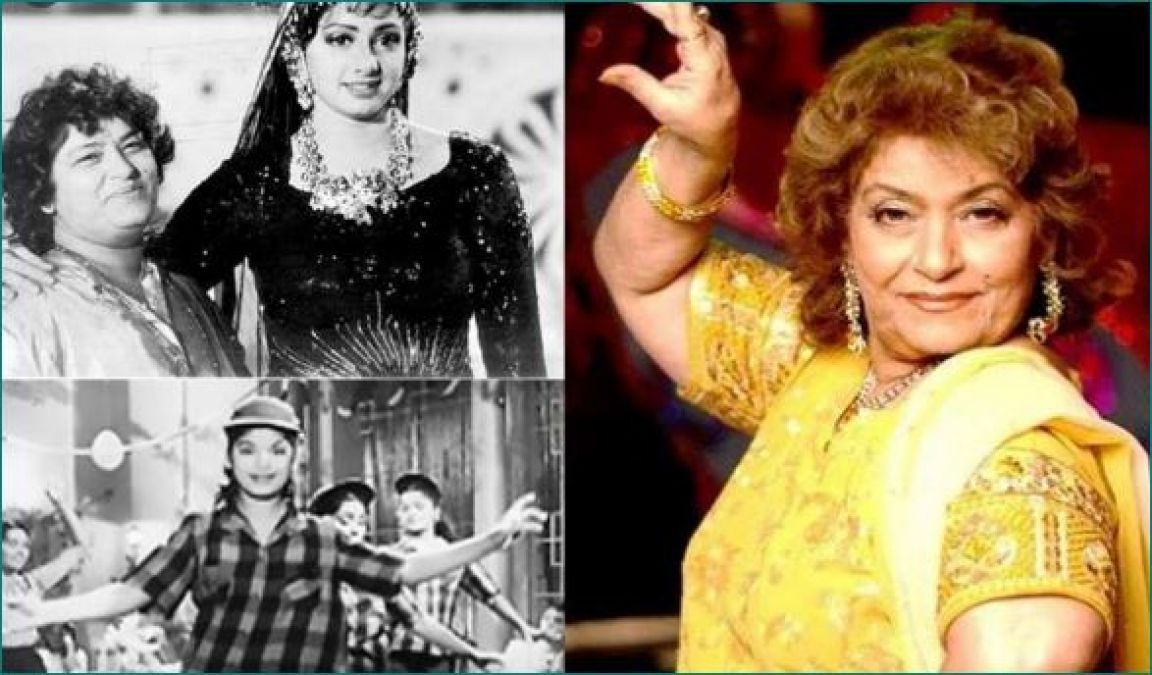 Saroj Khan got an entry in Bollywood at age of 3, choreographed more than 2000 songs