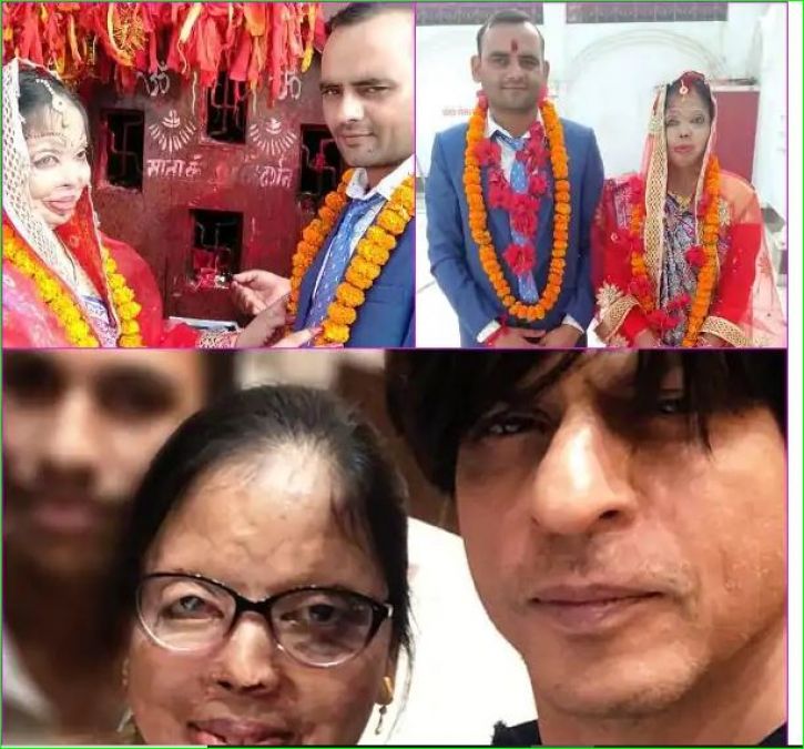 Image result for latest images of shah rukh khan do the acid attack survivor marriage