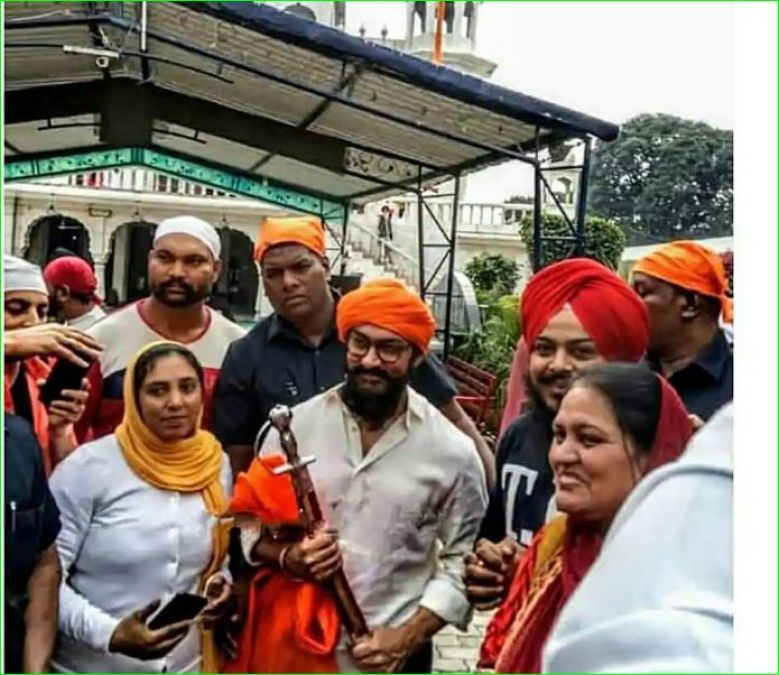 Aamir Khan arrives at Gurdwara Shri Bhatta Sahib, photos surfaced
