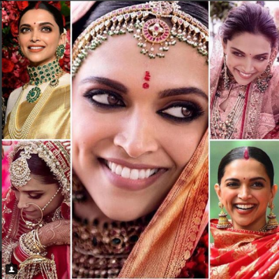 लाखो रूपए में बिक रही हैं दीपिका की शादी और रिसेप्शन की साड़ियां