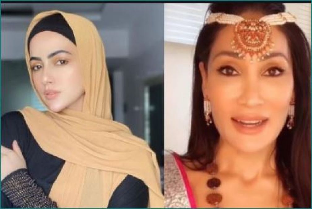 The actress got angry after comparing hers to Sana Khan, says 'Cheap people'