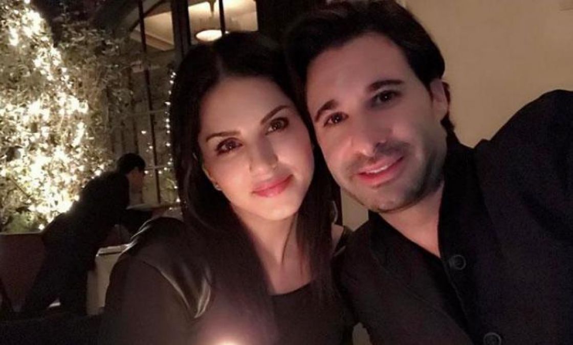 Sunny Leone shares hot look in black and white short dress, fans go crazy