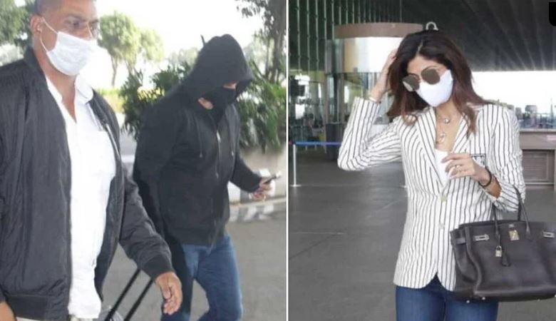 Shilpa Raj spotted at airport, kundra suddenly leaves wife