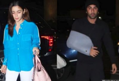Alia Bhatt and injured Ranbir Kapoor snapped at the airport, will share screen soon