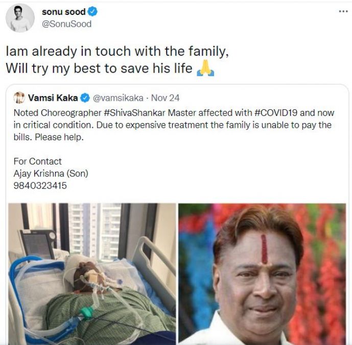 Sonu Sood became the messiah, helped the actor battling Covid-19