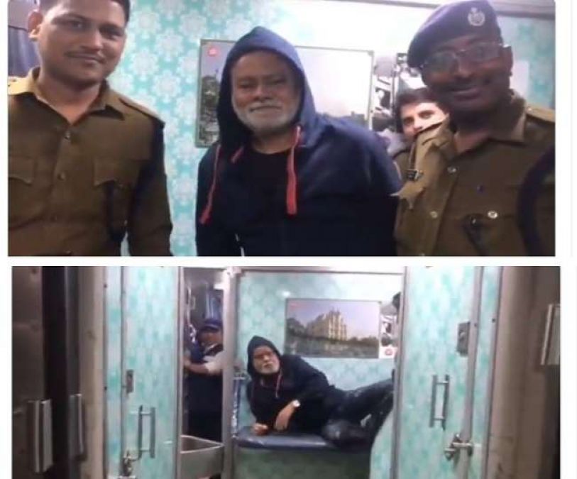 Actor Sanjay Mishra seen on the seat of attendant in the train, said this to IRCTC
