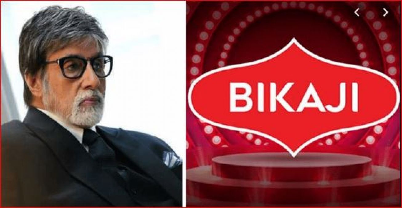 Amitabh Bachchan became the Brand ambassador of Bikaji Foods International Ltd