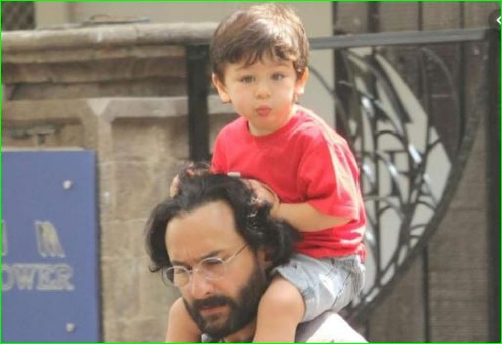 Taimur Ali Khan's popularity is trouble for neighbours, Here's how saif reacted