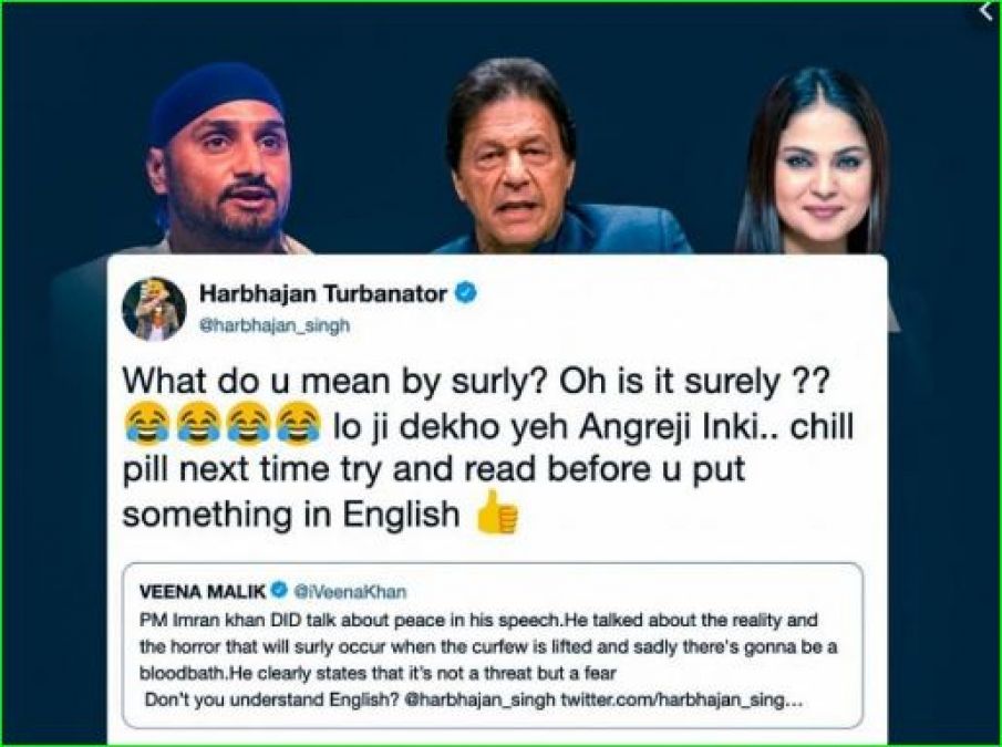 Harbhajan Singh mocked this Pakistani actress, says 