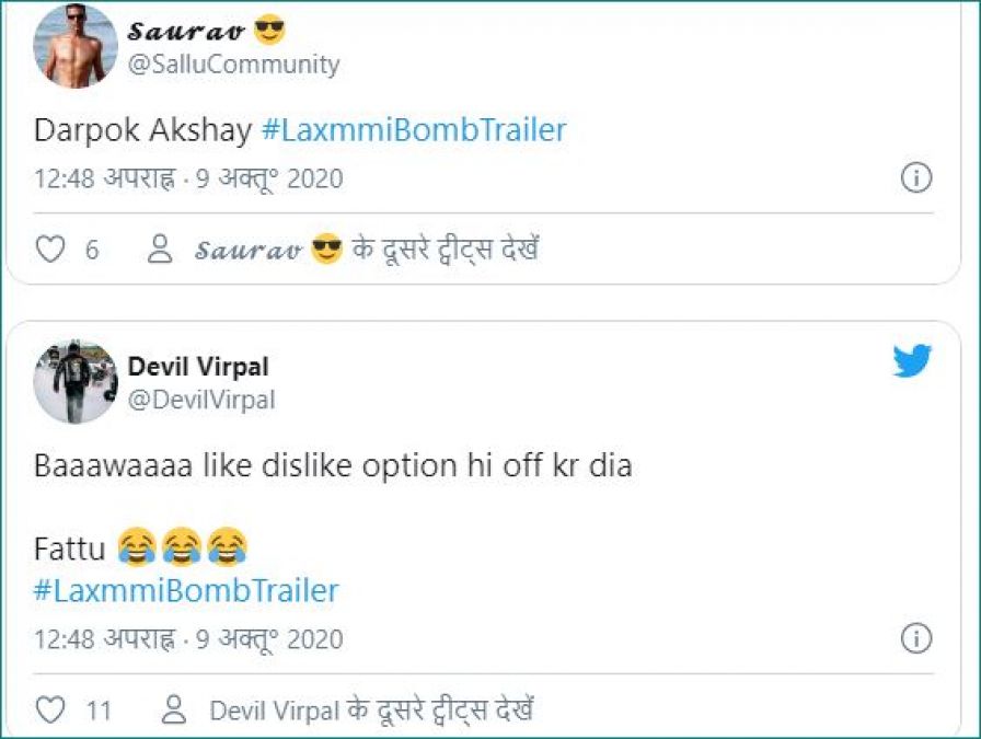 Know why netizens calls coward to Akshay Kumar after watching 'Laxmmi Bomb' trailer