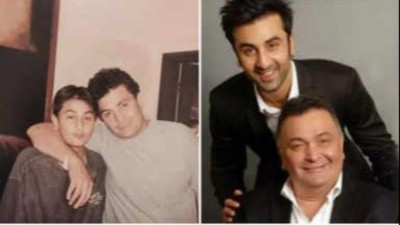 How was the relationship between Rishi Kapoor and Ranbir Kapoor?