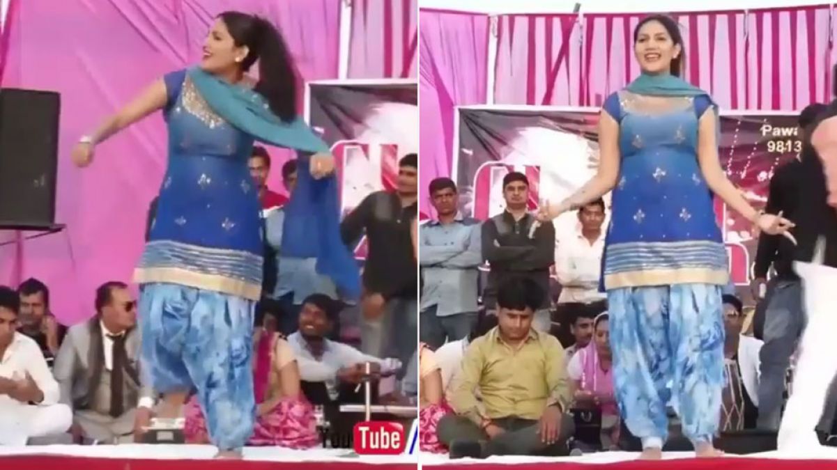 Seeing Sapna Chaudhary's dance, fans go crazy, Video set fire on the Internet!