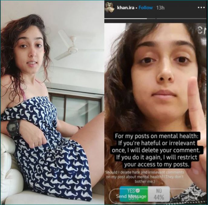 Aamir Khan's daughter Ira furious over trollers leaving hateful comments on her mental health