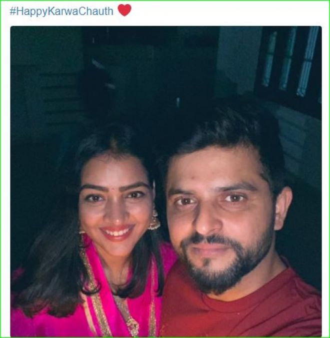 Karvachauth: Anushka looks very beautiful with her husband Virat, these cricketers also shared pictures