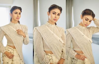 Mouni Roy looked very hot in 'Cool Saree' too, see pictures