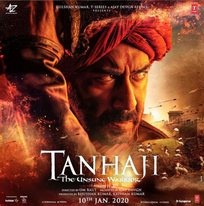 First poster of 'Tanaji' released, Ajay Devgan and Saif seen in a different look