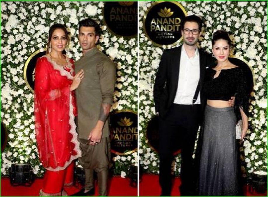 Bollywood stars were seen in a very beautiful style at Diwali party