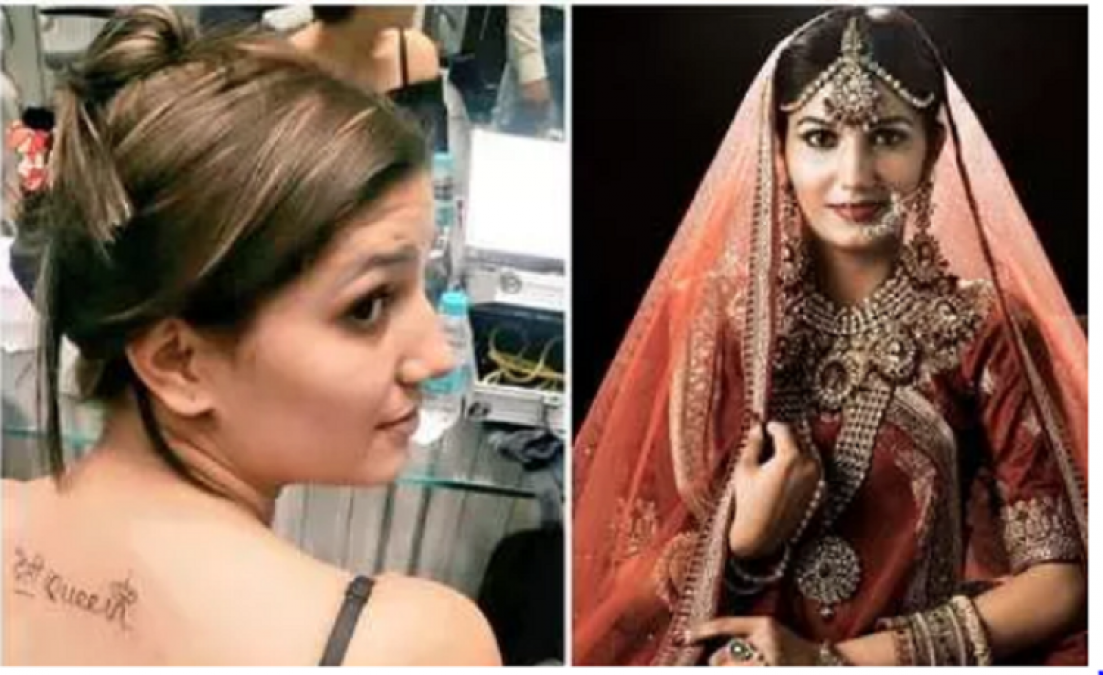 Sapna Chaudhary's husband refuses to lift the veil, video goes viral