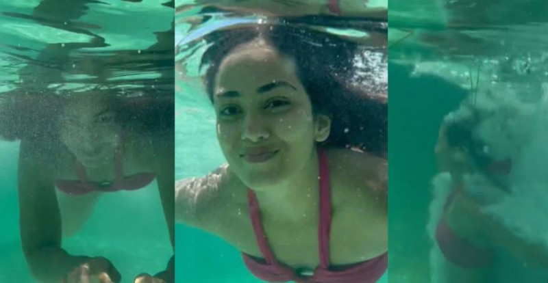 Mira Rajput's red bikini photoshoot on pool, fans lost consciousness