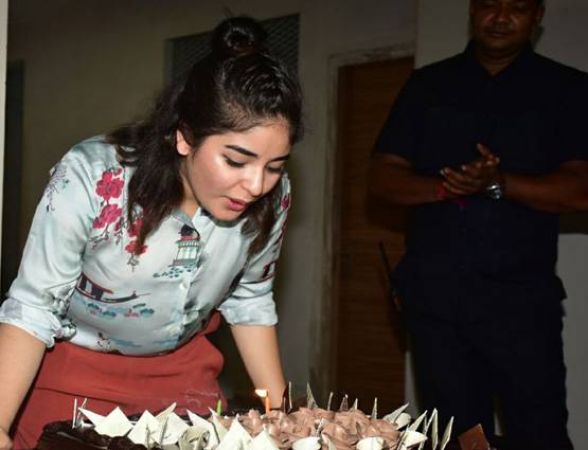 ज़ायरा के जन्मदिन पर 'सीक्रेट सुपरस्टार स्पेशल केक'