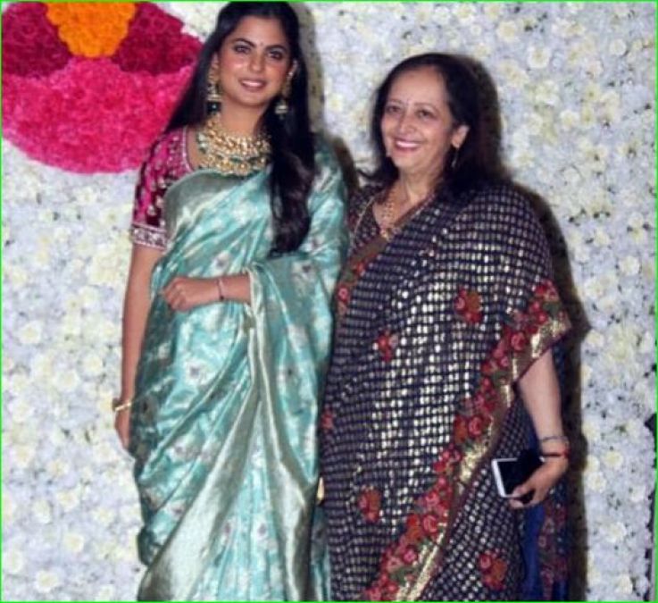 Mukesh Ambani's daughter looked most beautiful at his Diwali party, you'll be amazed to see her!