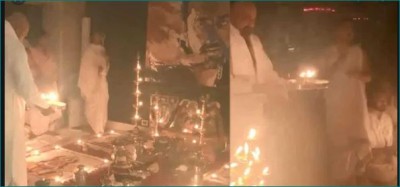 संजय दत्त ने की दशहरा पूजा, पत्नी मान्यता ने शेयर किया वीडियो