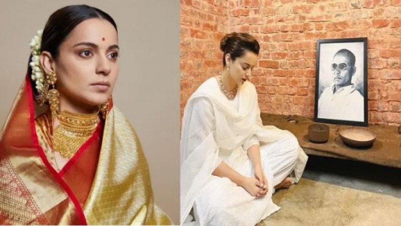 'True history is in these cells, not in books,' Kangana saluted in Veer Savarkar's cell