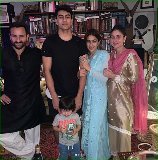 Sara and Ibrahim celebrate Diwali with stepmother and brother, photos surfaced